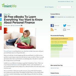 30 Free eBooks To Learn Everything You Want to Know About Personal Finance