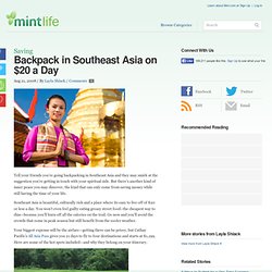 Backpack in Southeast Asia on $20 a Day