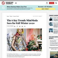 The 6 Key Trends MintModa Sees for Fall/Winter 2020 – Sourcing Journal
