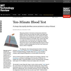 Ten-Minute Blood Test