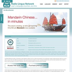 One Minute Mandarin