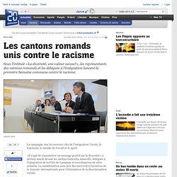 Les cantons romands unis contre le racisme - Geneve