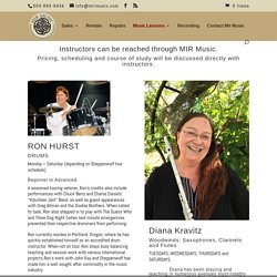 Mir Music Instructors - MIR Music