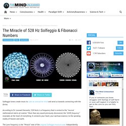 The Miracle of 528 Hz Solfeggio & Fibonacci Numbers