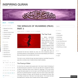 The Miracles of Muhammad (pbuh) part 3