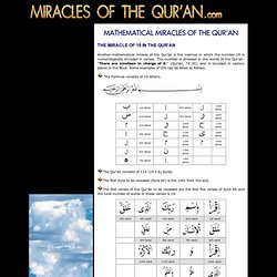 Miracles of the Qur'an - Modern Science Reveals New Miracles of the Qur'an