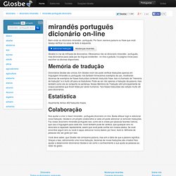 Dicionário Mirandês Português On-line, Glosbe