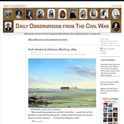 Miscellaneous document sources — Daily Observations from The Civil War