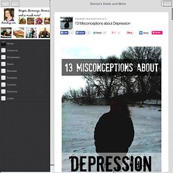 Donna's Deals and More13 Misconceptions about Depression - donnahup.com