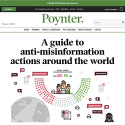 A guide to anti-misinformation actions around the world