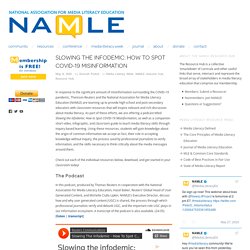 Slowing the Infodemic: How to Spot COVID-19 Misinformation