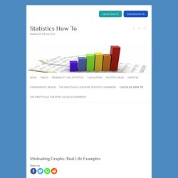 Misleading Graphs: Real Life Examples - Statistics How To