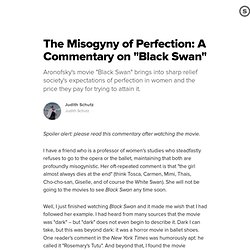 The Misogyny of Perfection
