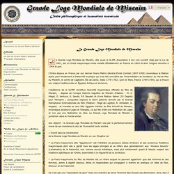 Misraïm Site Officiel : Grande Loge Mondiale - la_grande_loge