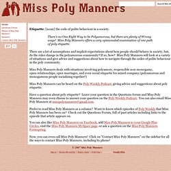 Miss Poly Manners