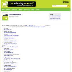 HTML5: Missing CD-ROM