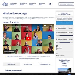 Mission Eco-collège