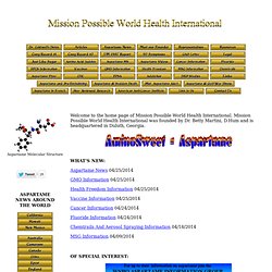 MISSION POSSIBLE WORLD HEALTH INTERNATIONAL