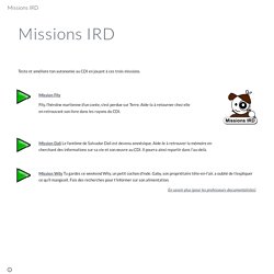 Missions IRD