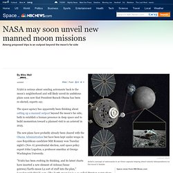 NASA may unveil new manned moon missions - Technology & science - Space - Space.com