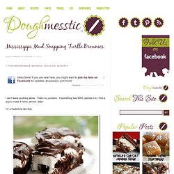 Mississippi Mud Snapping Turtle Brownies