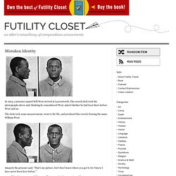 Futility Closet - StumbleUpon