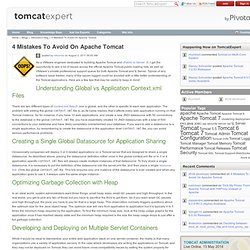 4 Mistakes To Avoid On Apache Tomcat