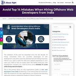 Mistakes to Avoid While Hiring Web Developers: The Definitive Guide