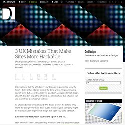 3 UX Mistakes That Make Sites More Hackable