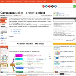 Common mistakes - present perfect - Games to learn English