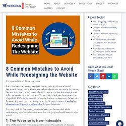 8 Common Mistakes to Avoid While Redesigning the Website