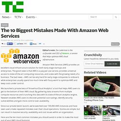 The 10 Biggest Mistakes Made With Amazon Web Services