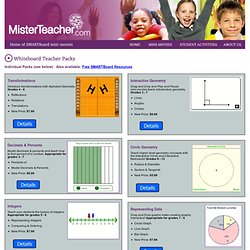 Math Whiteboard Teacher Packs