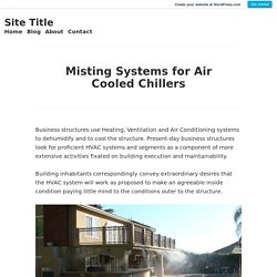 Misting Systems for Air Cooled Chillers