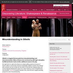 Misunderstanding in Othello