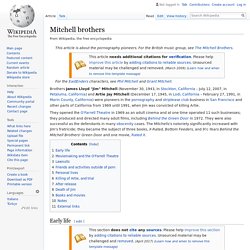 Mitchell brothers - Wikipedia