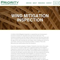 Wind Mitigation Inspection Naples, FL