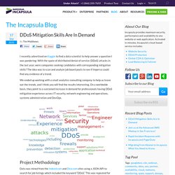 DDoS Mitigation Skills Are In Demand