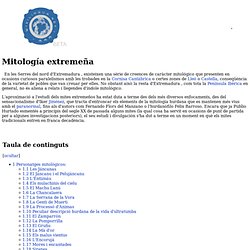 Mitología extremeña - WikiLingua.net