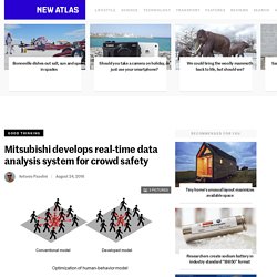 Mitsubishi develops real-time data analysis system for crowd safety