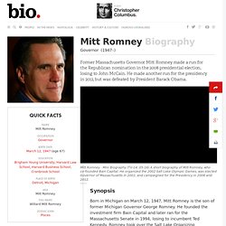 Mitt Romney Biography