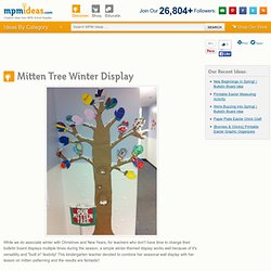 Mitten Tree Winter Display