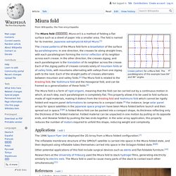 Miura fold - Wikipedia