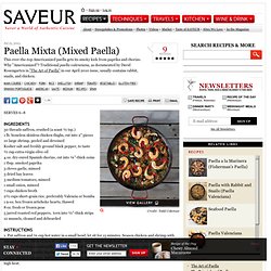 Mixed Paella (Paella Mixta) Recipe
