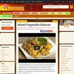 Mixed Vegetable Pakoras
