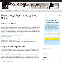 Mixing Vocal Track: Step by Step Guide