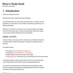 - Mixu's Node book