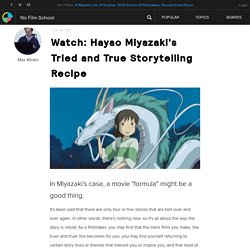 Watch: Hayao Miyazaki's Tried and True Storytelling Recipe