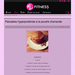 MLfitness - Pancakes hyperprotéinés à la poudre d'amande