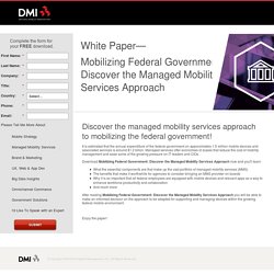 Mobilizing Federal Government: Discover the Managed Mobility Services Approach